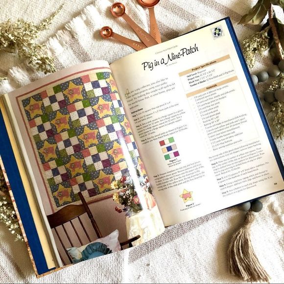 Vintage Nine Patch Quilting Pattern Book - Picture 4 of 7